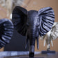Ornament Elefant - Schwarz - 38,5x19,5x49cm
