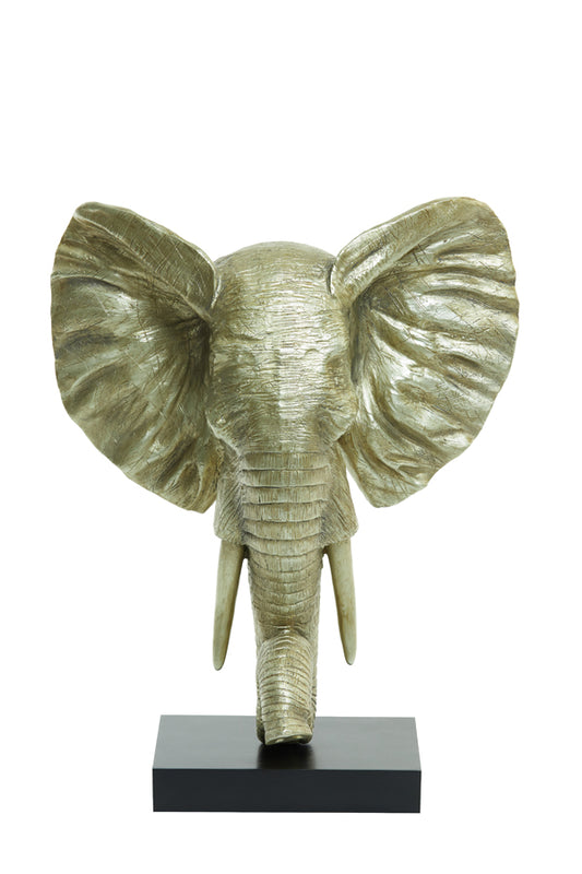 Ornament Elefant - Gold - 38,5x19,5x49cm