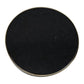HSM Kollektion-Runder Beistelltisch-ø30x50-Schwarz/Gold-Marmor/Metall