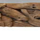 HSM Kollektion-Rechteckiger Spiegel Root-140x6x80-Natur-Teak