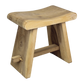 HSM Collection-Rechteckiger Hocker Rondo-50x30x47-Natur-Munggur