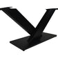 HSM Collection-Tafelgestell V-LEG-150x50x72-Schwarz-Metall
