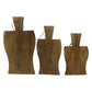 HSM Collection-Schneidebrett mit Griff Golf S/3-40x22x2/34x17x2/29x17x2-Natur-Mango