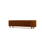 HSM Kollektion-TV-Schrank Tide 6 Tür-225x45x55-Braun-Mango