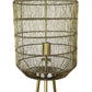 HSM Collection-Vloerlampe Driepoot Marbella-40x158-Gold-Metall