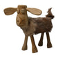 HSM Collection-Schaap Shawn Klein-32x14x32-Sortiert/Natur- Ziegenhaut/Teak