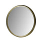 HSM Kollektion - Runder Spiegel - 40x3x40 - Gold - Metall