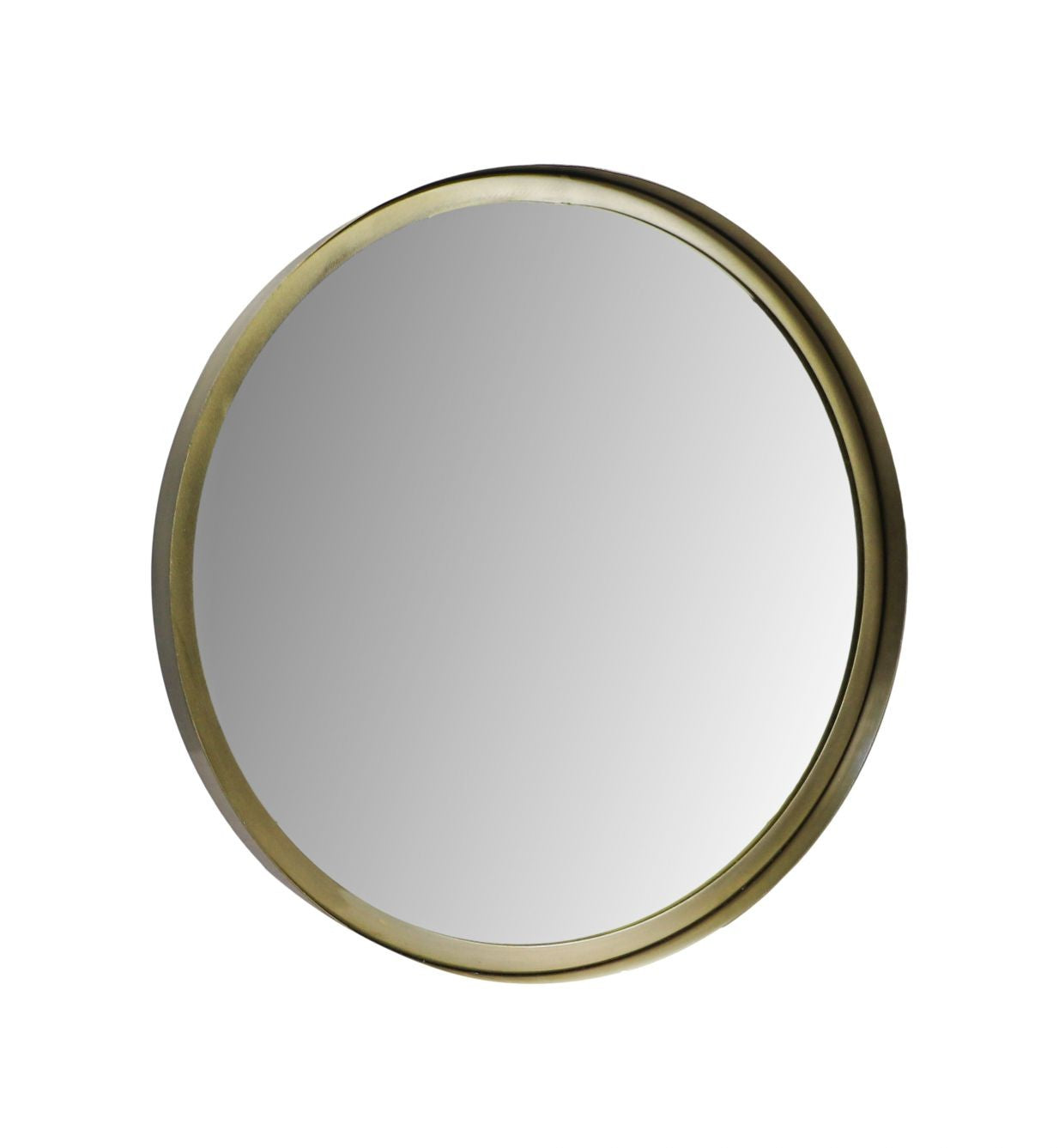 HSM Kollektion - Runder Spiegel - 40x3x40 - Gold - Metall