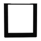 HSM Collection-Tafelpoot Modell U S/2-70x10x72 (75x75 mm)-Schwarz-Metall