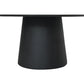 HSM Kollektion-Runder Esstisch Drum-140X140X77-Schwarz-Mango