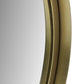 HSM Kollektion - Runder Spiegel - 40x3x40 - Gold - Metall