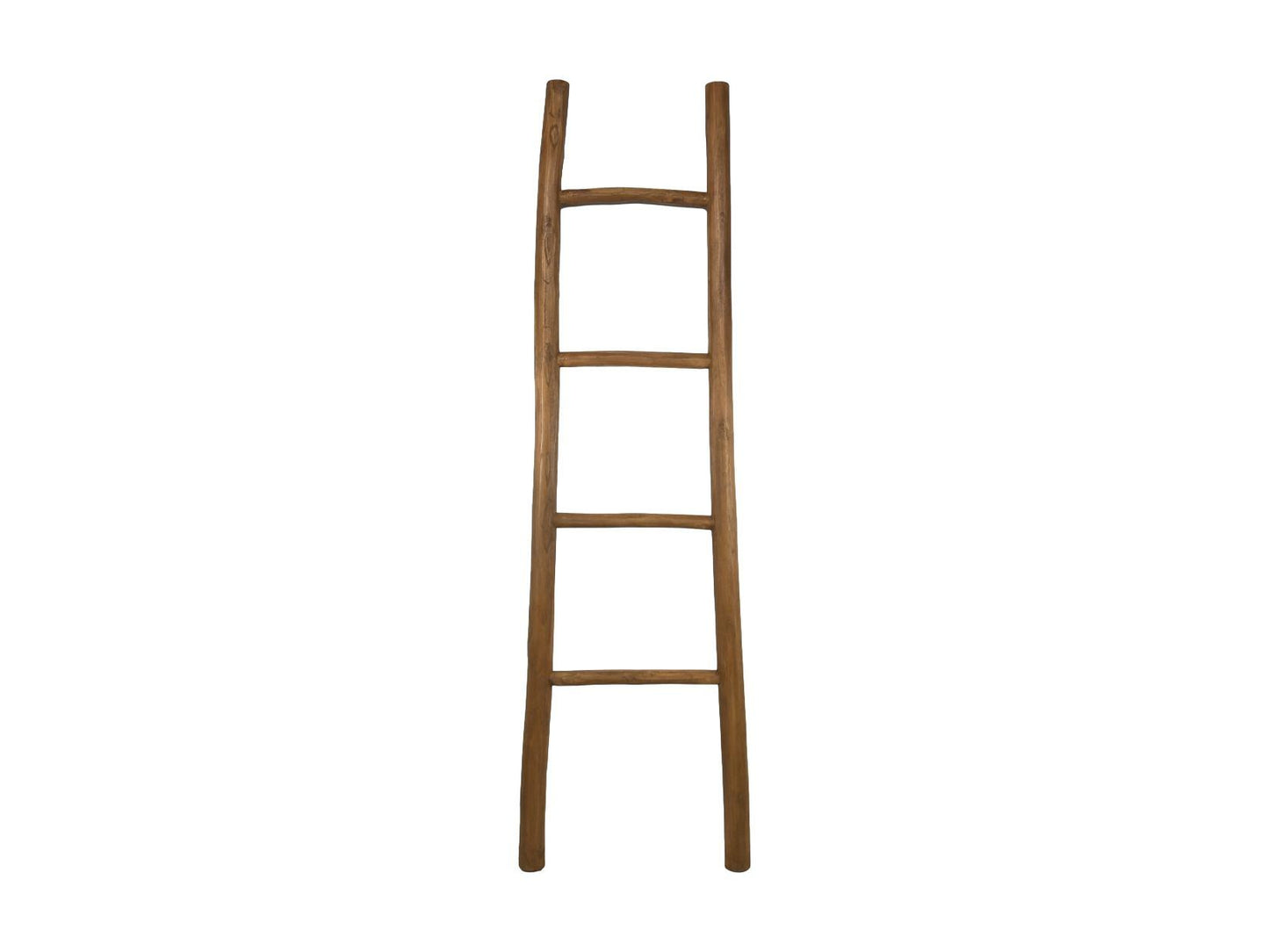 HSM Kollektion - Dekorative Leiter - 35-45x5x150 - Braun - Teak