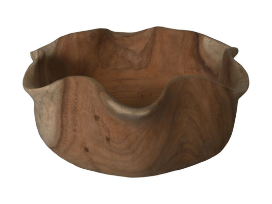HSM Collection-Runde Schale -ø32x15-Natur-Munggur