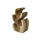 HSM Collection-Ständer Weinregal Vins 4 Flaschen-26x16x40-Natur-Munggur