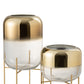 VASE OCEANNE GLAS GOLD/TRANSPARENT LARGE
