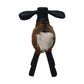 HSM Collection-Schaap Shawn Klein-32x14x32-Sortiert/Schwarz-Ziegenleder/Teak