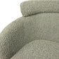 HSM Collection-Esszimmerstuhl Luca S/2-57x60x81-Hellgrau/Schwarz-Stoff/Metall