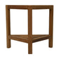 HSM Collection-Driehoekige Gartenbeistelltisch-46x30x46.5-Natur-Teak