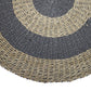 HSM Collection-Teppich -ø100-Natur/Grau-Raffia/Seegras