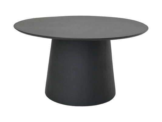 HSM Kollektion-Runder Esstisch Drum-140X140X77-Schwarz-Mango