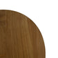 HSM Collection-Runde Beistelltisch Fishbone-60x60x49-Natur/Schwarz-Eiche/Metall