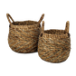 HSM Collection-Mandenset S/2-ø40x42/ø30x36-Natur-Wasserhyazinthe