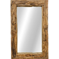 HSM Kollektion-Rechteckiger Spiegel Root-240x7-9x140-Natur-Teak