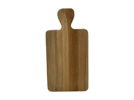 HSM Collection-Schneidebrett mit Griff-40x20x2-Natur-Teak