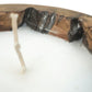 HSM Kollektion-Kerze Baumstamm Klein-ø20x10-Natur-Teak