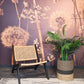 HSM Collection-Loungestoel Rotan-67x81x71-Zwart/Naturel-Rotan/Teak