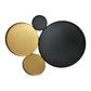 HSM Kollektion-Wanddekoration -61x47x2-Schwarz/Gold-Metall