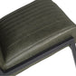 HSM Collection-Esszimmerstuhl Texas S/2-55x50x85-Grün/Schwarz-Leder/Metall