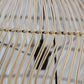 HSM Kollektion-Hängelampe Rattan-55x55x55-Natur-Rattan