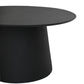 HSM Kollektion-Runder Esstisch Drum-120X120X77-Schwarz-Mango
