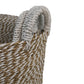HSM Collection-Mandenset Malibu S/3-ø42x45 / ø38x42 / ø34x39-Natur/Weiß-Wasserhyazinthe