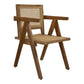 HSM Kollektion-Esszimmerstuhl-56x52x83-Natur-Rattan/Teak