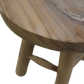 HSM Collection-Runde Hocker-ø40x50-Natur-Teak