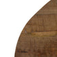 HSM Collection - Ovaler Couchtischplatte - 120x80x4,5 - Natur-Mango