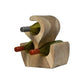 HSM Collection-Ständer Weinregal Vins 3 Flaschen-25x18x31-Natur-Munggur