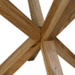HSM Collection-Tischgestell Spider-75x75x72-Natur-Akazie