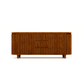 HSM Kollektion-Sideboard Tide 4 Tür 3 Schublade-190x45x80-Braun-Mango