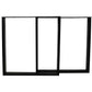HSM Collection-Tafelpoot Modell U S/2-70x10x72 (75x25mm)-Schwarz-Metall