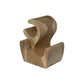 HSM Collection-Ständer Weinregal Vins 3 Flaschen-25x18x31-Natur-Munggur