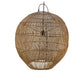 HSM Kollektion-Hängelampe Rattan-55x55x55-Natur-Rattan