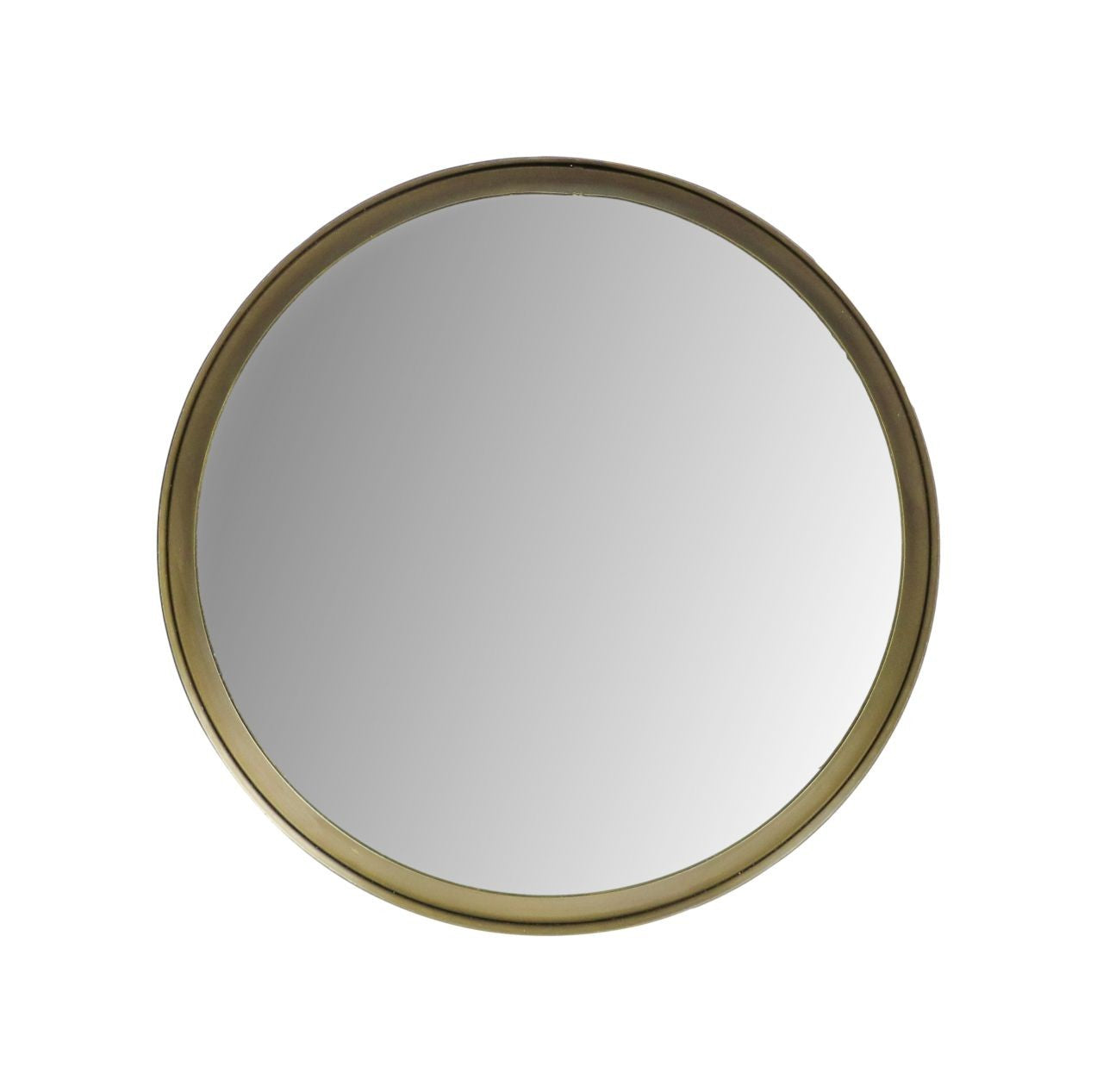 HSM Kollektion - Runder Spiegel - 40x3x40 - Gold - Metall