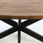 HSM Collection - Ovaler Esstisch Melbourne - 240x110x76 - Natur/Schwarz - Mango/Metall