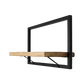 HSM Collection-Wandregal Levels - 51x22x32 - Natur/Schwarz - Mango/Metall