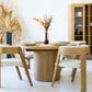 HSM Collection-Vitrinekast Dune 2 Deur-120x50x200-Natur-Eiche
