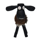 HSM Collection-Schaap Shawn Klein-32x14x32-Sortiert/Schwarz-Ziegenleder/Teak