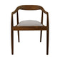 HSM Kollektion-Esszimmerstuhl Wifera + Sitz-55x41x78-Natur/Weiß-Teak/Stoff